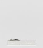 Noose & Monkey Wallpaper Printed Tie Bar (+) - Silver