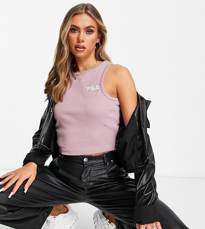 Fila Racer Tank Top In Purple