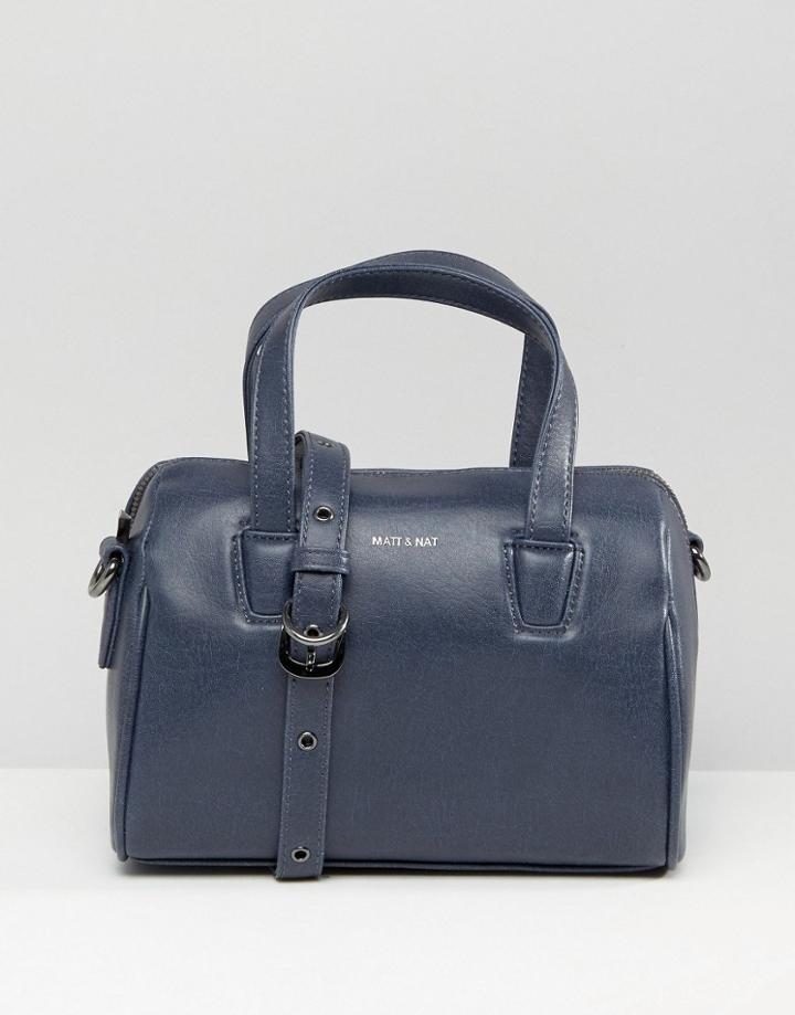 Matt & Nat Barrel Tote Bag - Midnight