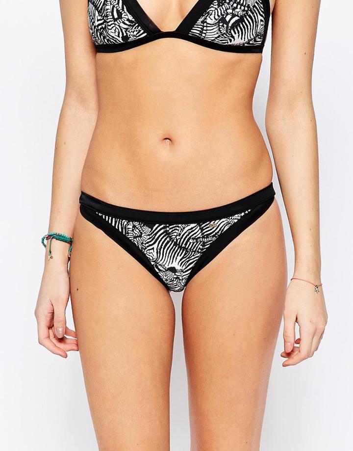Ted Baker Zebra Puzzle Bikini Bottoms - Multi