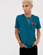 Adidas Skateboarding Printed T-shirt In Blue Dh3924 - Blue