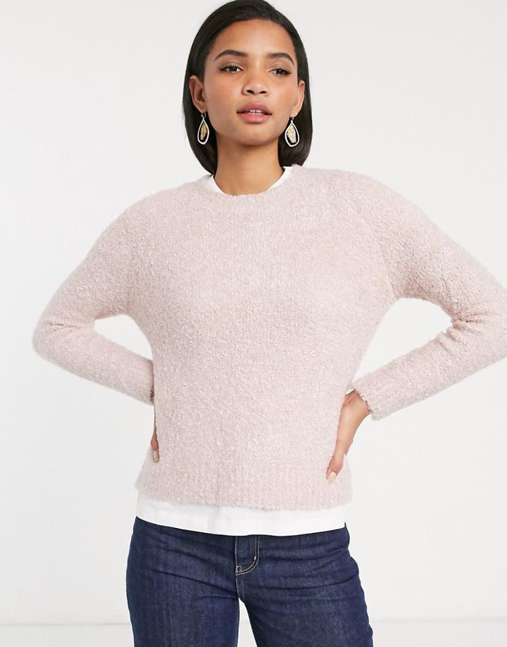 Mango Soft Sweater In Pink