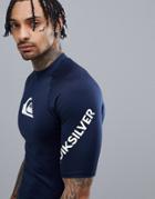 Quiksilver All Time Short Sleeve Surf T-shirt In Navy - Navy