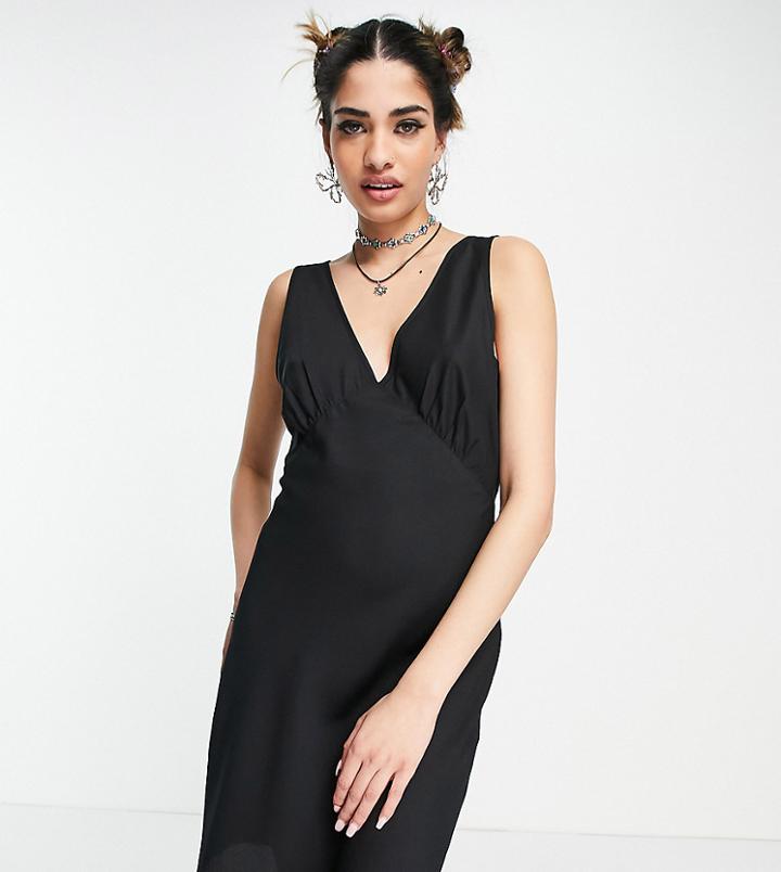 Collusion Tank Top Mini Dress In Black