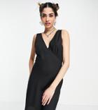 Collusion Tank Top Mini Dress In Black