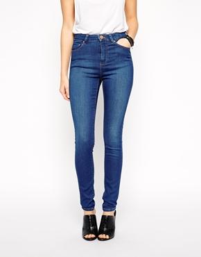 Asos Ridley Skinny Jeans In Della Dark Wash - Dee Dark Wash