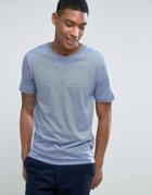 Selected Homme 'the Perfect Tee' In Melange - Blue