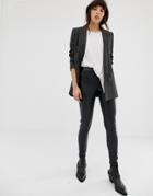 Allsaints Cora Faux Leather Leggings-black
