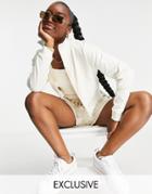 Puma Infuse Sweat Jacket In Cream-neutral