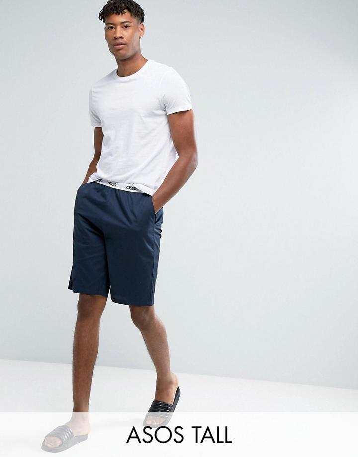 Asos Tall Woven Lounge Short - Navy