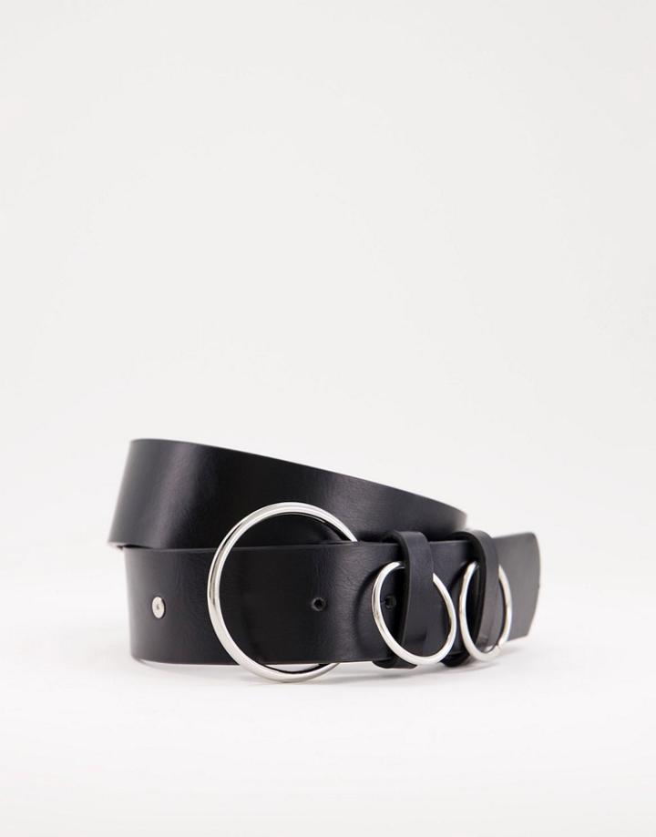 Svnx Metal Loop Belt In Black