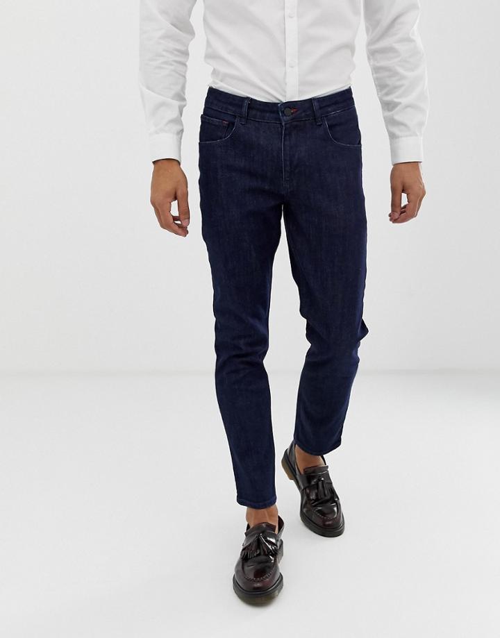 Asos Design Slim Smart Jeans In Indigo - Blue