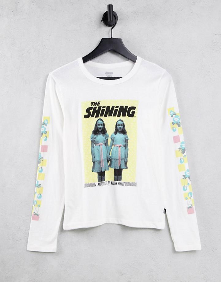 Vans X The Shining Long Sleeve T-shirt In White