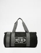 Reclaimed Vintage Carryall With Print - Black