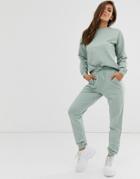 Asos Design Tracksuit Ultimate Sweat / Jogger With Tie-green