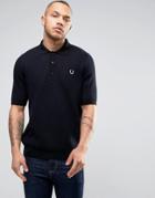 Fred Perry Reissues Polo Mesh Knit In Navy - Navy