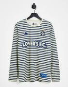 Lover's Fc Breton Away Long Sleeve Jersey T-shirt In Green-neutral