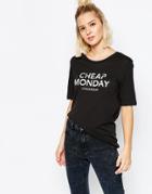 Cheap Monday Logo T-shirt - Black