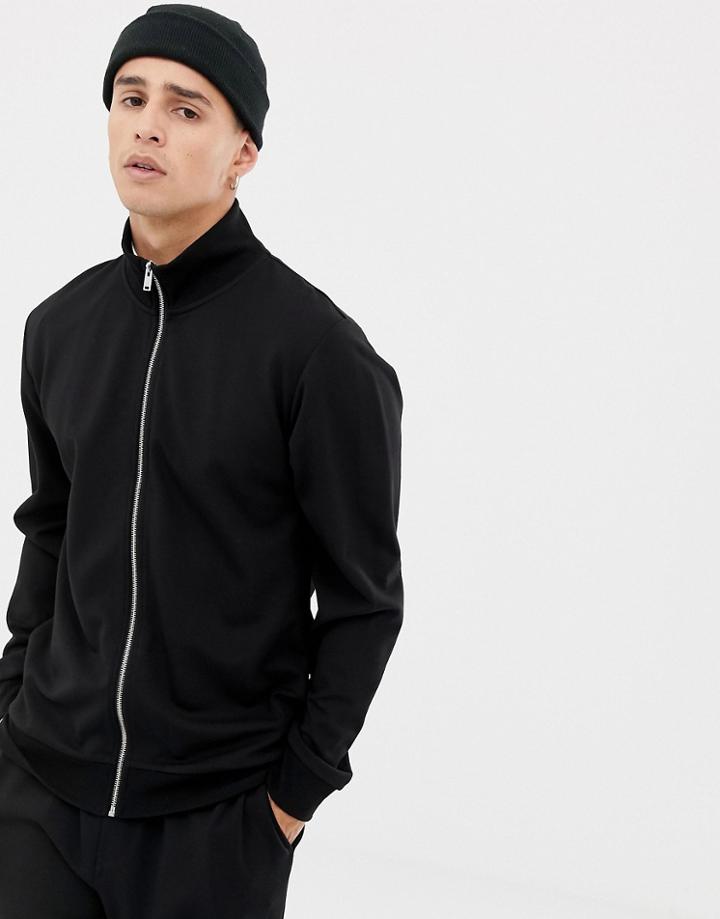 Selected Homme Tracksuit Jacket - Black