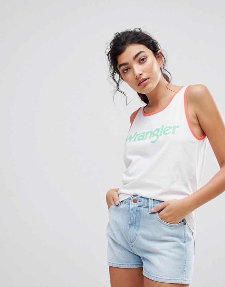 Wrangler Classic Logo Tank - Pink