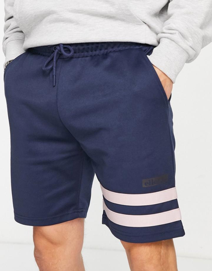 Ellesse Short With Logo In Blue-blues