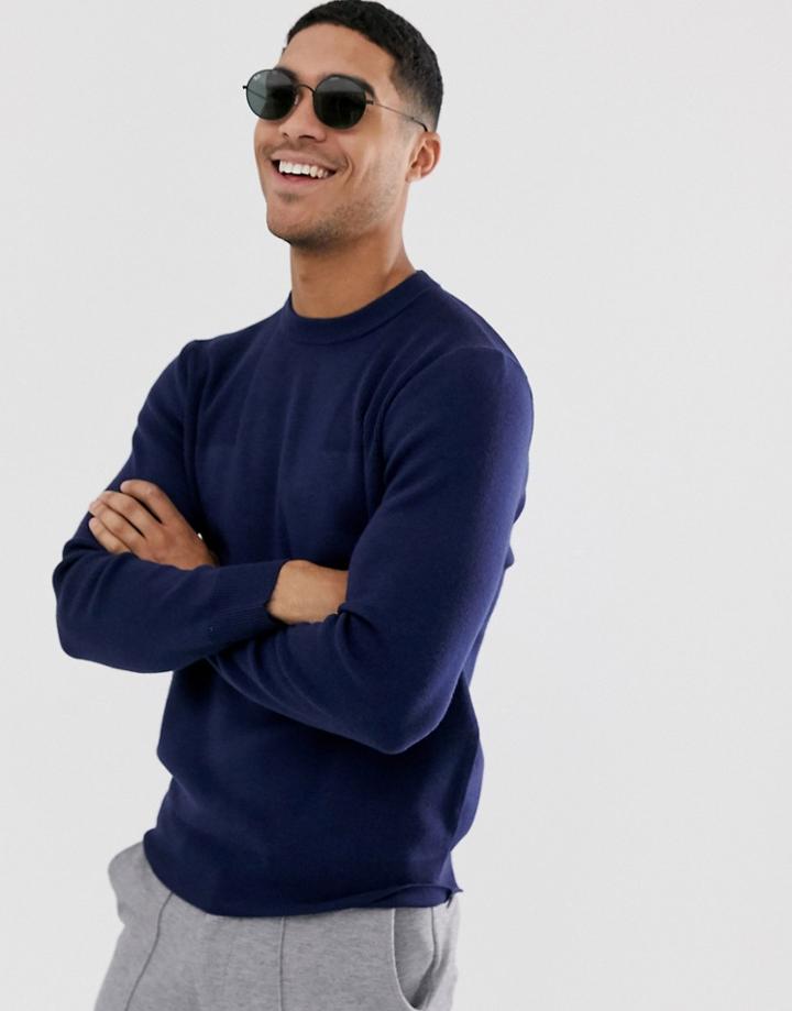 Lacoste Crew Neck Sweater-navy