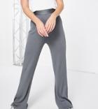 Asyou Knitted Pants In Gray - Part Of A Set-purple