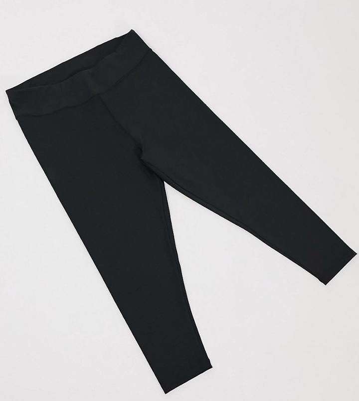 Asos 4505 Curve High Waist Contour Legging-black