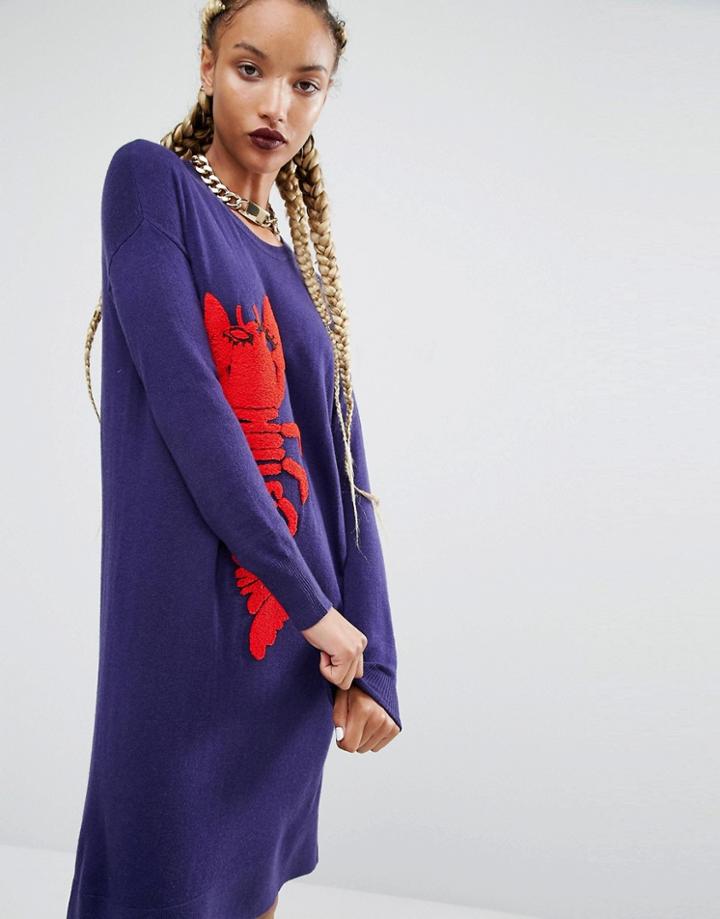 Amenpapa Lobster Tunic Pullover - Navy