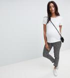 New Look Maternity Printed Tassel Jogger - Black