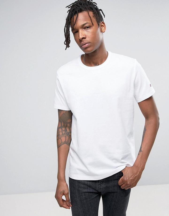 Champion T-shirt With Sleeve Logo - White