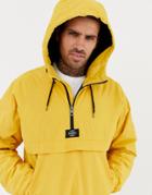 Pull & Bear Overhead Padded Jacket In Yellow - Yellow