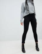 Only Boom Mid Rise Skinny Jeans - Black