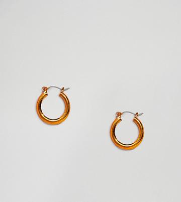 Uncommon Souls Earrings In Metallic Orange - Orange