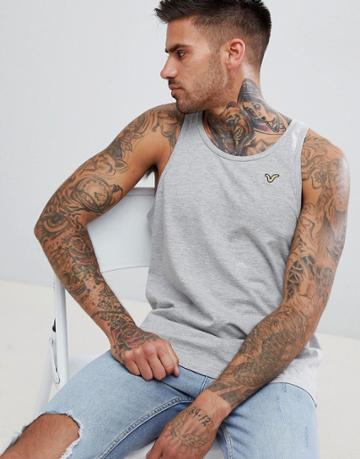 Voi Jeans Embroidered Tank - Navy