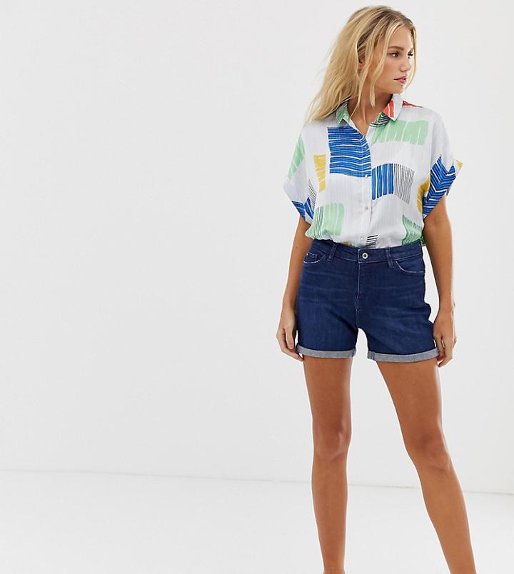 Esprit Denim Short In Blue
