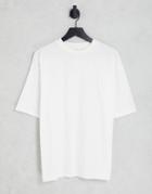 Topshop Oversized Tee In White