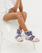 Hunkemoller Fairisle Boot Slippers In Pink - Blue