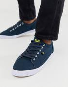 Lyle & Scott Cotton Sneakers-navy