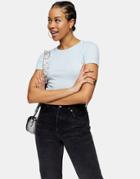 Topshop T-shirt In Blue-brown