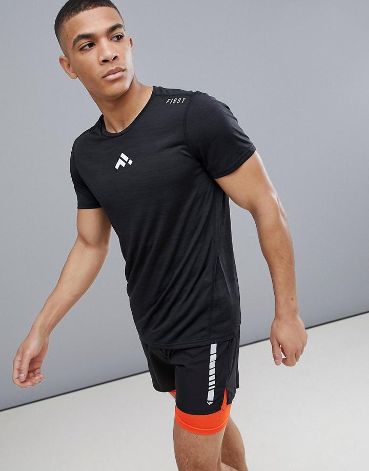 First Training T-shirt In Black - Black