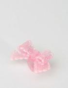 Limited Edition Pretty Plastic Bow Ring - Pink