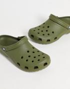 Crocs Classic Shoes In Khaki Green
