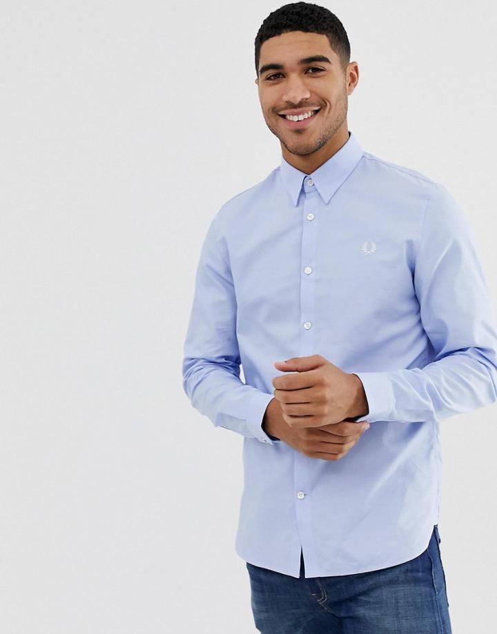 Fred Perry Oxford Shirt In Light Blue