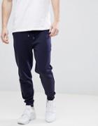 Hugo Rerverse Logo Sweat Joggers In Navy - Navy