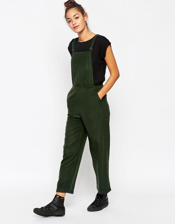 Asos Wool Mix Overall - Green