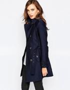 Lipsy Belted Trench - Navy