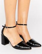 Truffle Collection 2 Part Heeled Shoe - Black