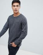 Selected Homme Knitted Sweater In Ribbed 100% Organic Cotton - Green