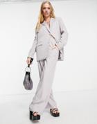 4th & Reckless Tailored Pants With Slight Flare In Lilac - Part Of A Set-purple